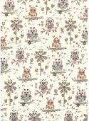 Patchwork de chouettes (70x100)