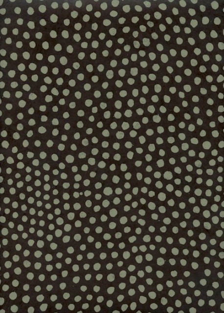 Papier lokta points taupe fond noir (50x75)