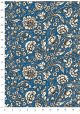 Floral fond bleu (70x100)